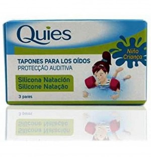 Силиконовые затычки для ушей - Quies Water (плавательные 6 шт. детские)