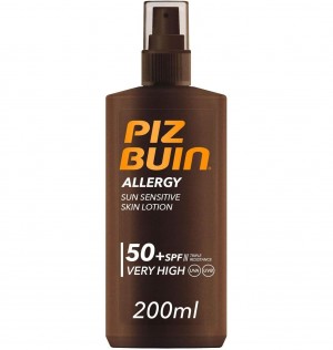 Piz Buin Allergy Sun Sensitive Skin Spray Spf 50+ - Очень высокая защита (1 бутылка 200 мл)