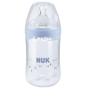 Nuk Nature Sense - силиконовая бутылочка (1M 260 Ml)