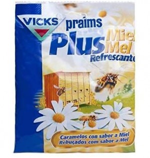 Конфеты Praims (1 упаковка 75 г с освежающим медовым вкусом)
