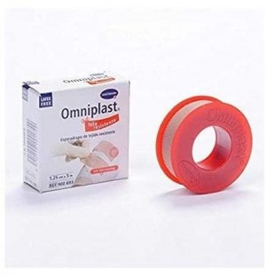 Гипоаллергенная лента - Omniplast Tough Fabric (1 шт. 5 M X 1,25 см)