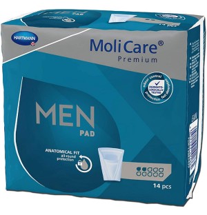 Впитывающие средства при недержании мочи - Molicare Premium Men Pad (2 капли 24 шт.)