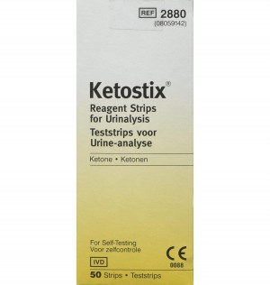 Тест-полоски для определения кетонурии - Ketostix (50 шт.)