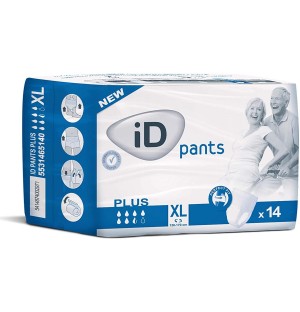 Inc Urine Plus Nappy Briefs - Id Pants (T- Xl 14 U)