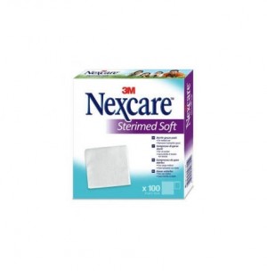 Nexcare Sterimed Мягкая стерильная марля, нетканая, 100 шт. 10 см x 10 см. - 3M