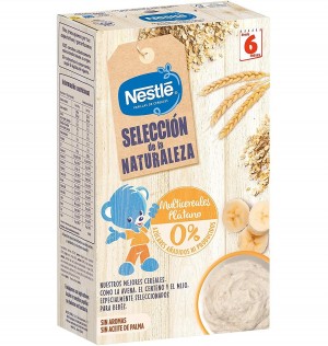 Nestle Cereales Seleccion Naturaleza Multicereales Platano (1 упаковка 330 г)