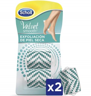 Scholl Velvet Smooth - отшелушивающий скраб для сухой кожи (2 шт.)