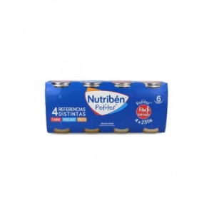 Детское питание Nutriben Ассорти, 4 пакета в упаковке. - Альтер