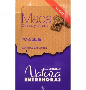 Obegrass Barrita Entrehoras Natura, Maca, Quinoa & Sesame. - Лаборатории Актафарма