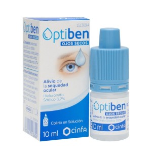 Капли для сухих глаз Оптибен (1 флакон 10 мл)