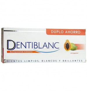 Dentiblanc Blanqueador Intensivo Pasta Dental (2 Envases 100 Ml Duplo)