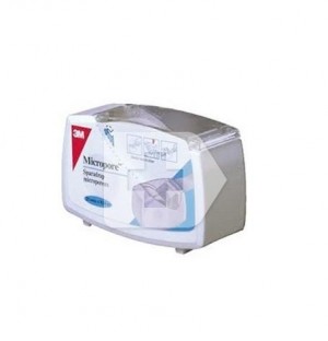 Гипоаллергенная лента - бумажный носитель Micropore, 7,5 М x 2,5 см, цвет белый. - 3M
