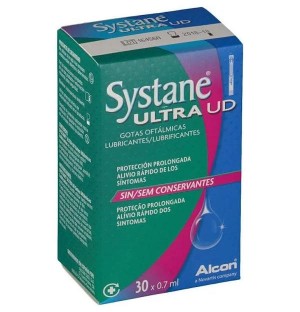 Systane Ultra Single Dose, смазывающие офтальмологические капли, 30 разовых доз. - Алкон