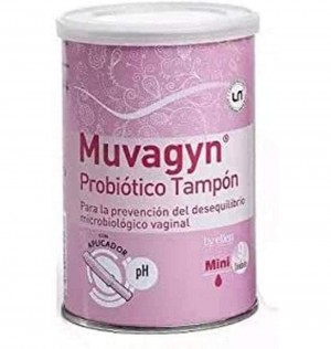 Вагинальные тампоны с пробиотиками Muvagyn (мини-аппликатор на 9 тампонов)
