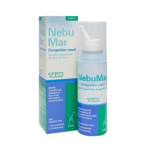 Солевой раствор от заложенности носа Nebumar (1 спрей 100 мл)