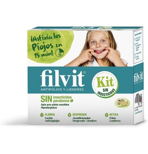 Набор Filvit без инсектицидов Лосьон для уничтожения вшей - кондиционер для удаления гнид (2 упаковки по 125 мл)