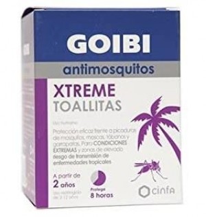 Средство от насекомых Goibi Xtreme Forte (16 салфеток)