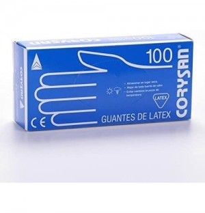 Латексные перчатки - Corysan (100 шт. большого размера)