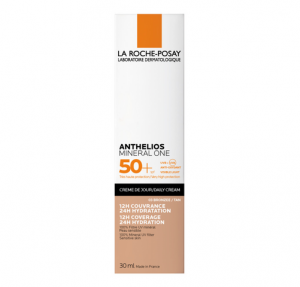 Anthelios Солнцезащитный крем Mineral One Day Cream-Sun с бронзовым оттенком, 30 мл. - La Roche Posay
