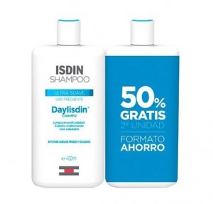 Ультрамягкий шампунь Daylisdin Ultrasoft Shampoo Pack, 2-й Und 50% Free, 400 + 400 мл. - Исдин