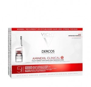 Dercos Aminexil Clinical 5 Woman, 21 разовая доза х 6 мл. - Виши
