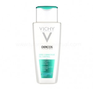 Шампунь Dercos Sebo Control для жирных волос, 200 мл. - Vichy