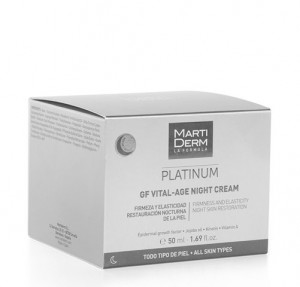 Ночной крем Platinum GF Vital - Age Night Cream, 50 мл. - Мартидерм