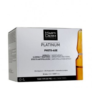 Ампулы Platinum Photo-Age Anti-Aging Ampoules, 10 ампул х 2 мл. - Мартидерм