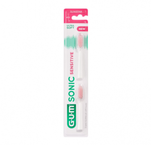 G.U.M. Sonic Sensitive Toothbrush Refill, 2 шт - Sunstar