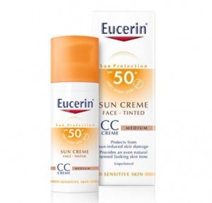 Солнцезащитный крем с цветом CC FP50+, 50 мл. - Eucerin