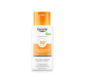 Sun Body Allergy Protect Gel Cream SPF 50+, 150 мл - Eucerin