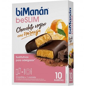 Заменитель Bimanan Beslim (10 батончиков по 31 г со вкусом шоколада и апельсина)