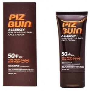 Piz Buin Allergy Sun Sensitive Face Cream Spf 50+ - Very High Protection (1 Pack 50 Ml)