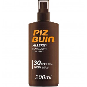 Piz Buin Allergy Sun Sensitive Skin Spray Spf 30 - High Protection (1 Bottle 200 Ml)
