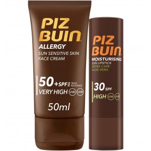 Piz Buin Allerg Cr Fac+Stk Lab Aloe Pack