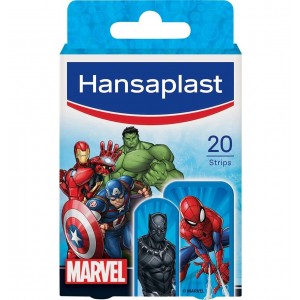 Hansaplast Marvel - Клеевая подушечка (2 размера по 20 полосок)