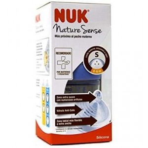 Nuk Nature Sense - силиконовая бутылочка (1S 150 мл)