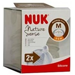 Антиколиковая силиконовая соска - Nuk Nature Sense (1 M 2 соски)