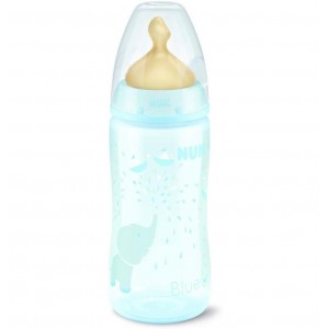 Nuk First Choice Latex Pp Bottle (1M 300Ml Blue)