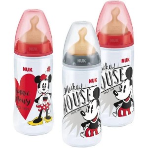 Nuk First Choice Латексная бутылочка - Nuk First Choice (300 мл Disney Mickey 0-6 M)