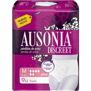 Очень легкая впитывающая подушечка при недержании мочи - Ausonia Discreet Pants (8 шт. среднего размера)