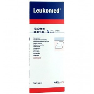 Leukomed - стерильный адгезивный коврик (5 штук 30 см X 10 см)