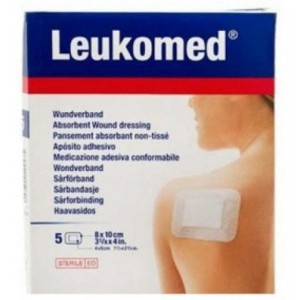 Leukomed - стерильный клейкий адгезивный коврик (5 штук 10 см X 8 см)