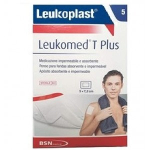 Leukomed T Plus - Adh Sterile Adhesive Pad (5 шт. 7,2 см X 5 см)
