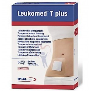 Leukomed T Plus - стерильный адгезивный коврик (5 шт. 10 см X 8 см)