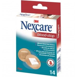 Nexcare Blood Stop, салфетка для удаления сгустков, 30 круглых салфеток, 22,5 мм. - 3M
