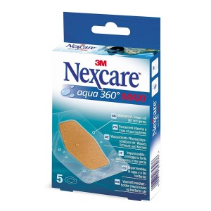 Nexcare Water 360º Adhesive Maxi Adhesive Plaster, 60 x 89 мм, 5 шт. - 3M 