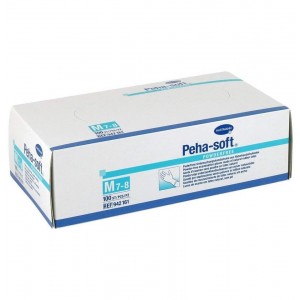 Латексные перчатки без пудры - Peha-Soft Powder Free (100 шт. размер средний)
