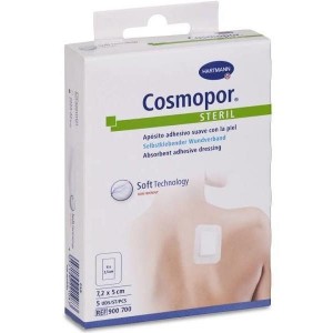 Cosmopor Steril - стерильные прокладки (5 шт. 7,2 см X 5 см)