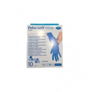 Одноразовые нитриловые перчатки - Peha-Soft Nitrile Fine (10 шт. размер Small)